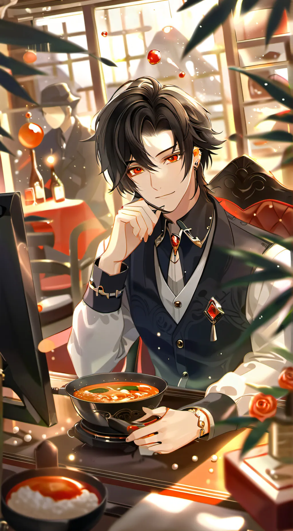 ai character: Max background