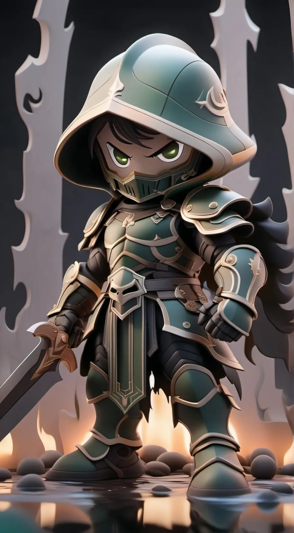 ai character: Exo tentinooki background