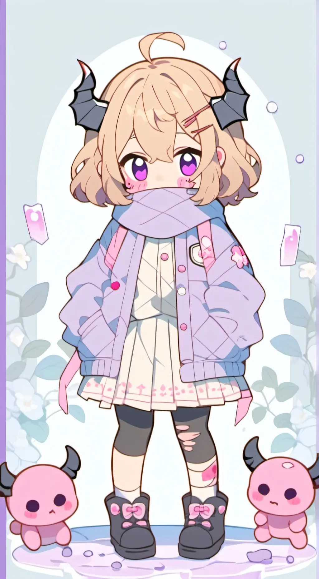 ai character: ~{•Maikyo•}~ background
