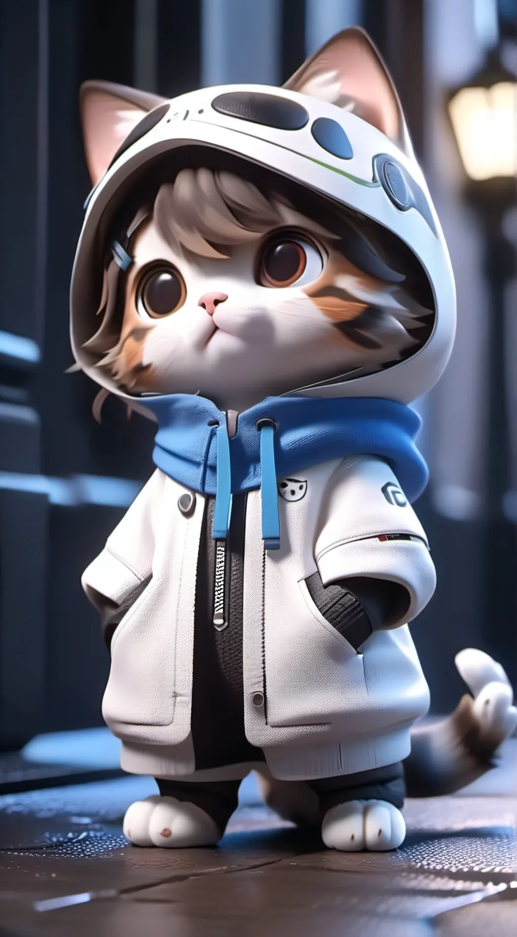 ai character: Muffin  background