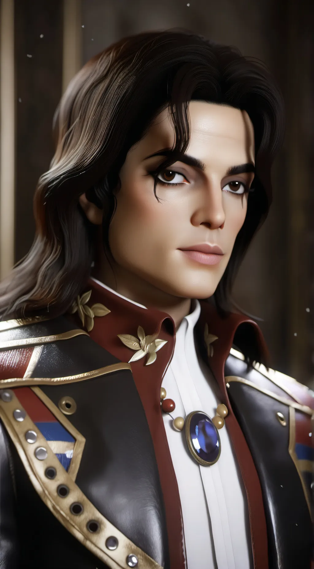 ai character: Michael Jackson  background