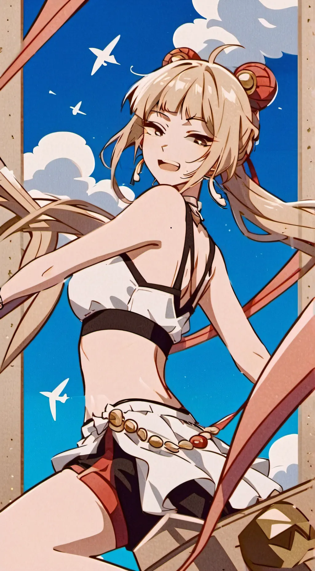 ai character: toga  background