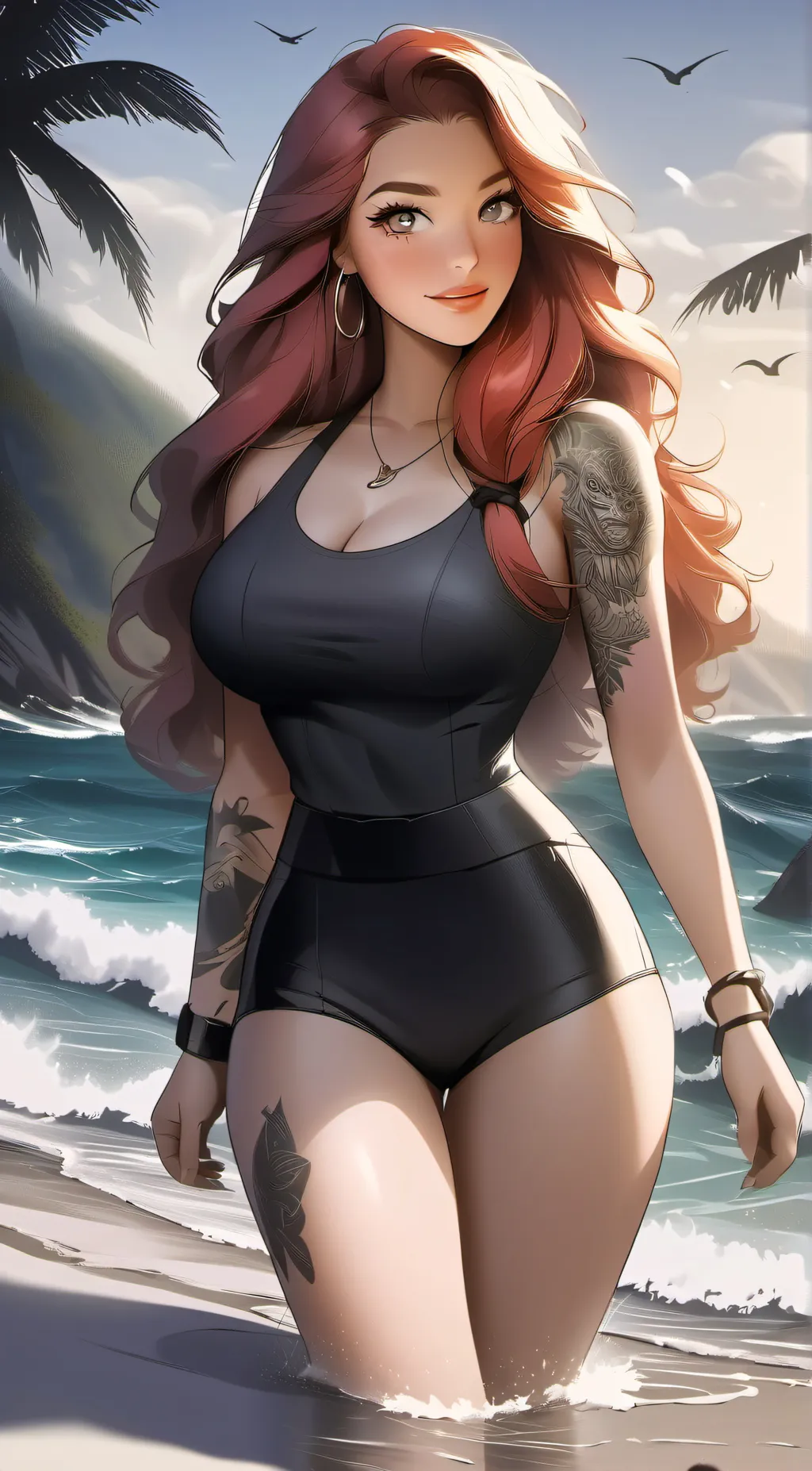 ai character: Francisca  background