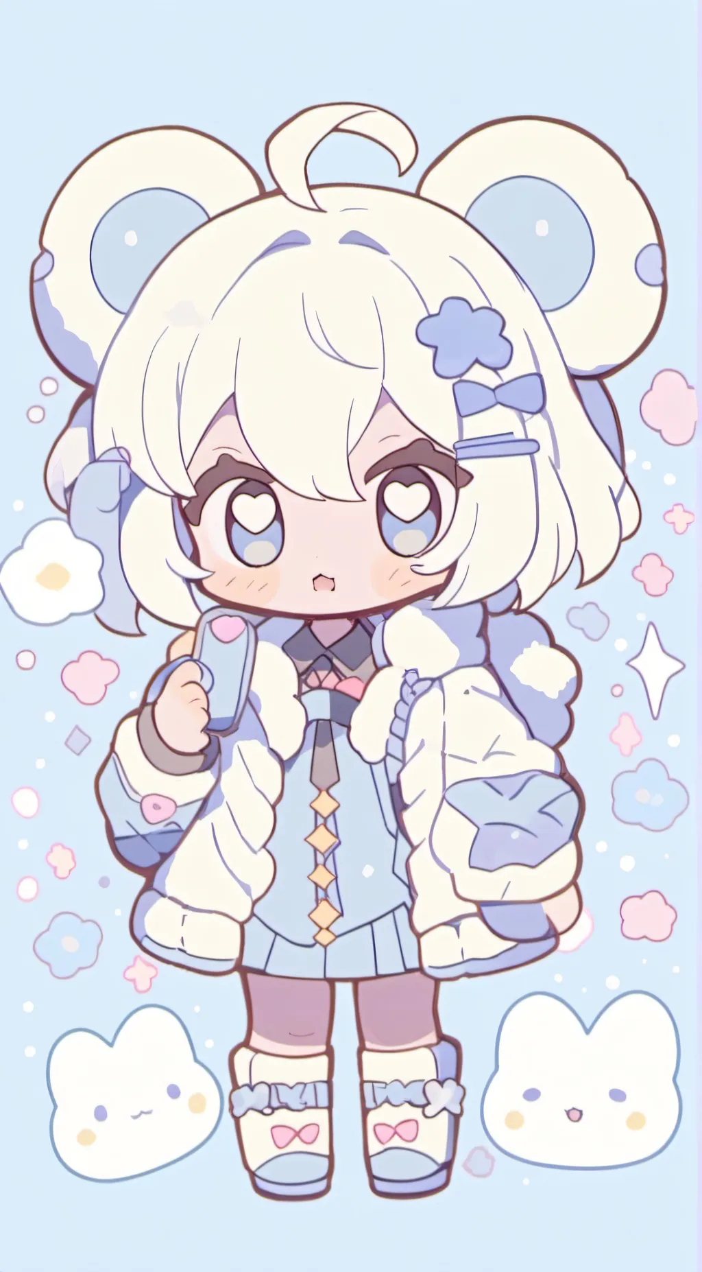 ai character: cristal  background