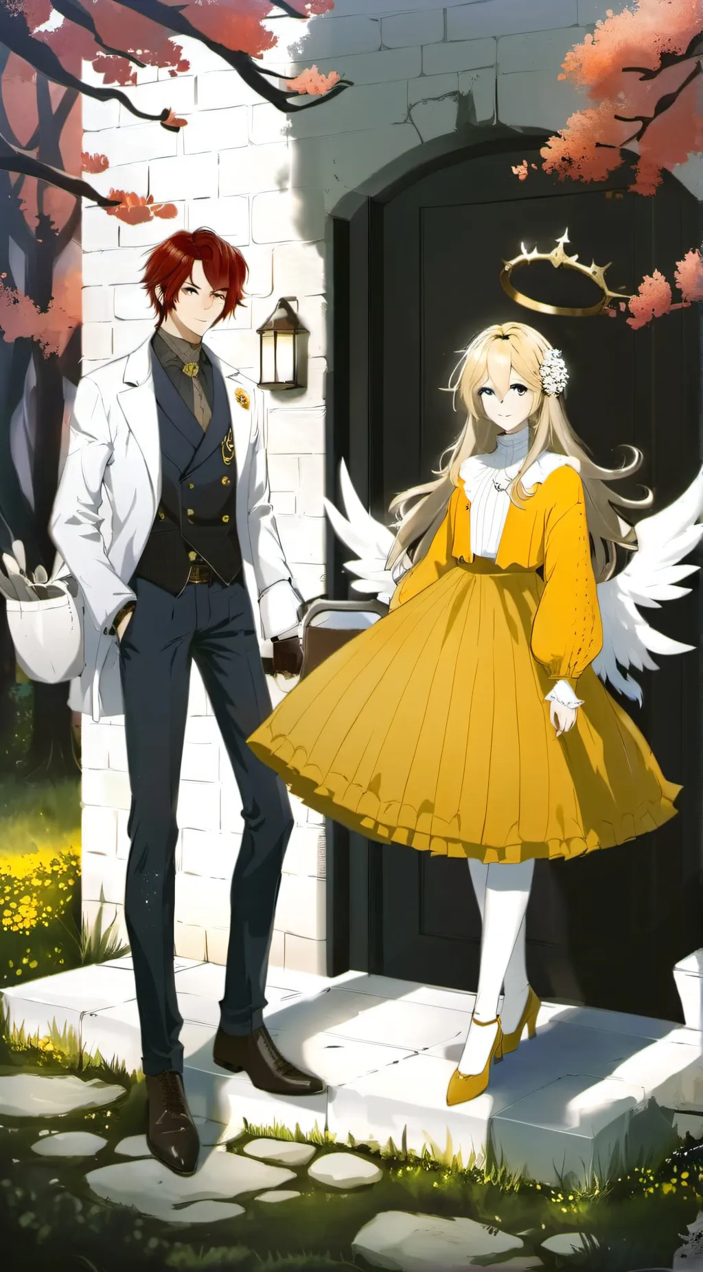 ai character: zero and rosey background