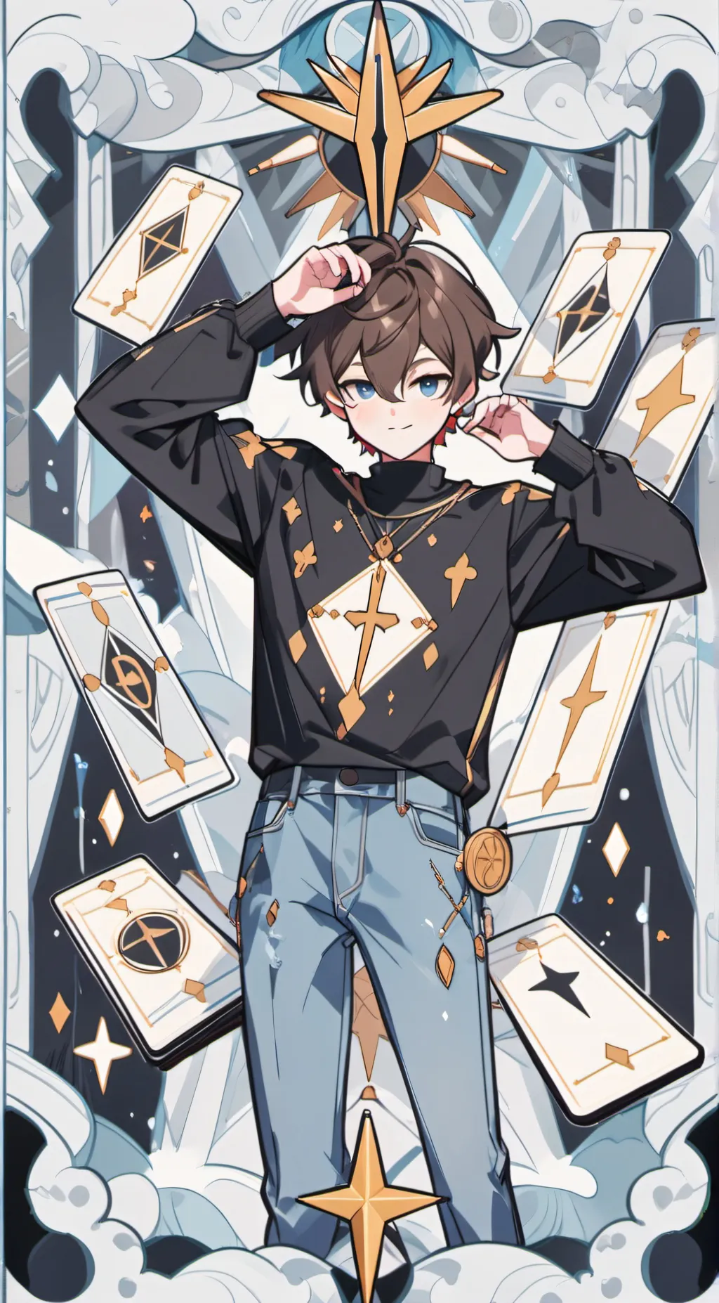 ai character: Michael Afton  background