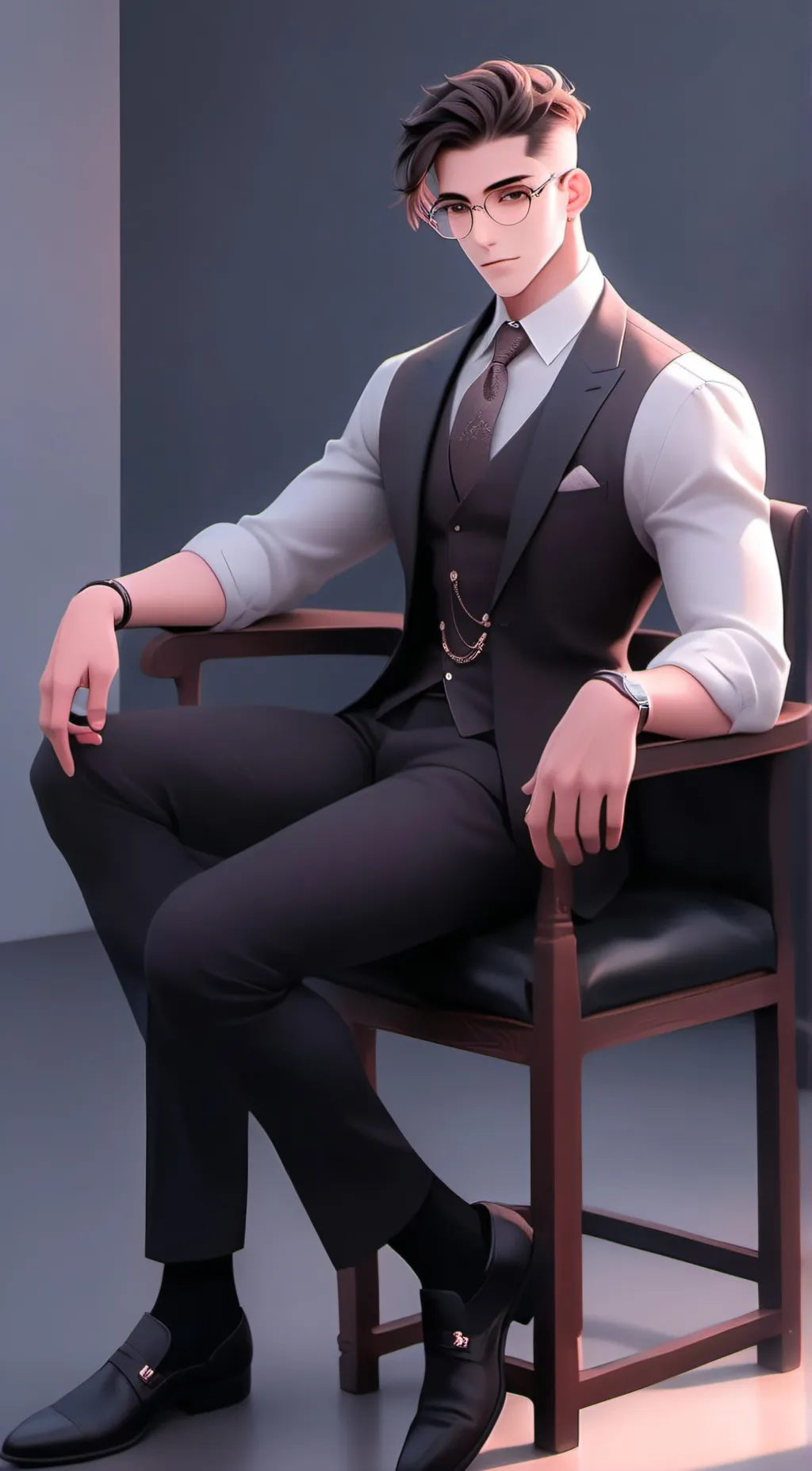 ai character: leo background