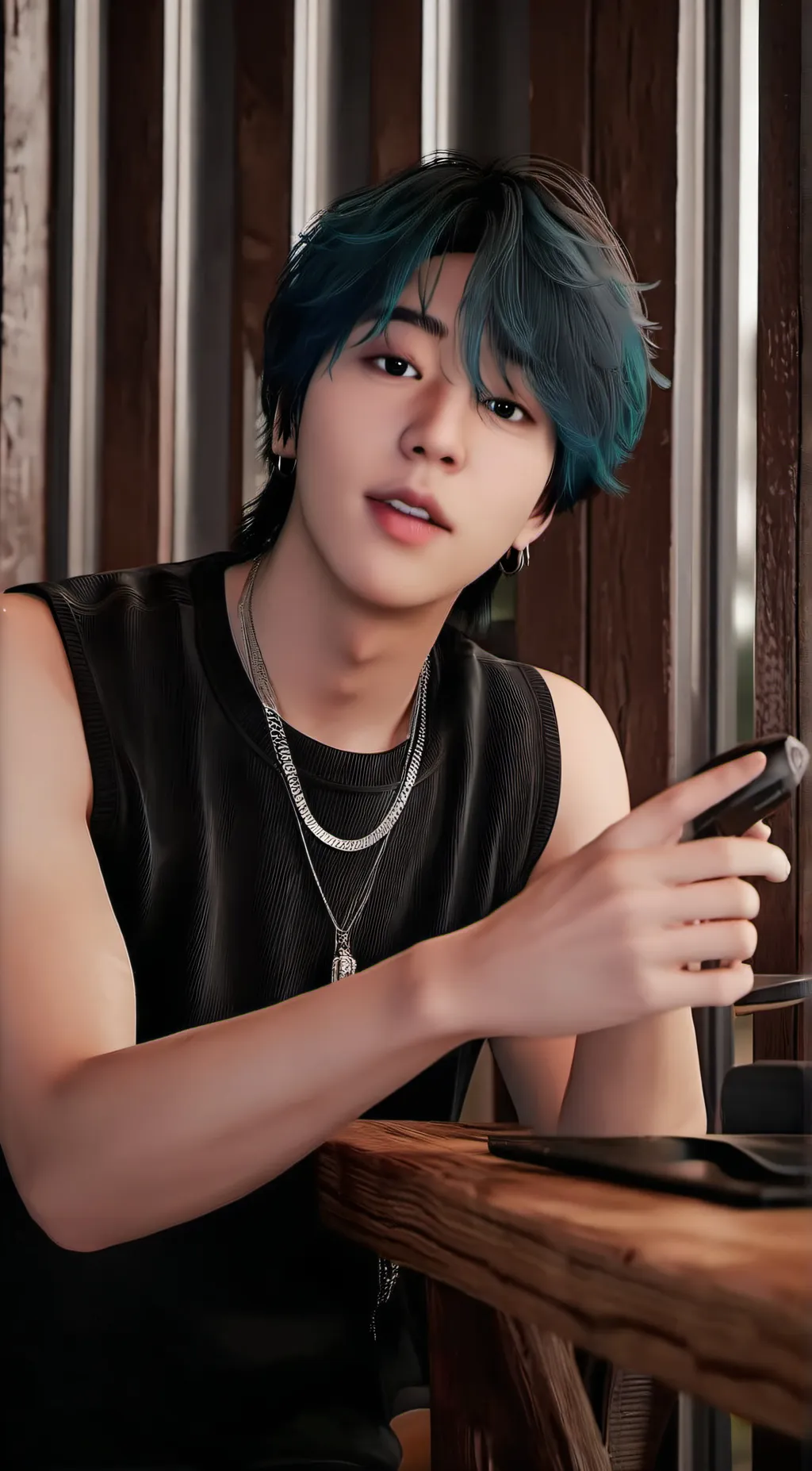 ai character: Stray kids background