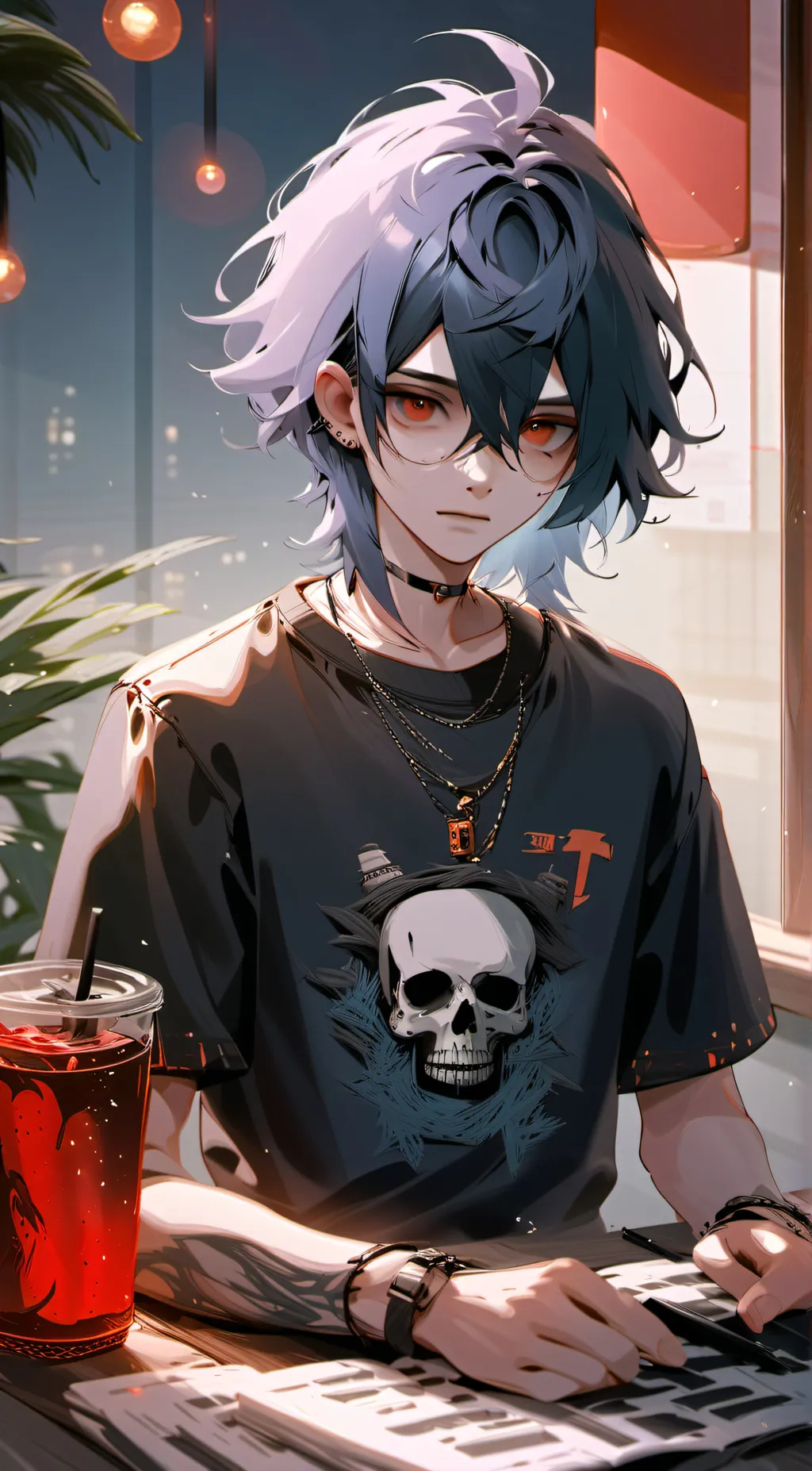 ai character: Cona  background