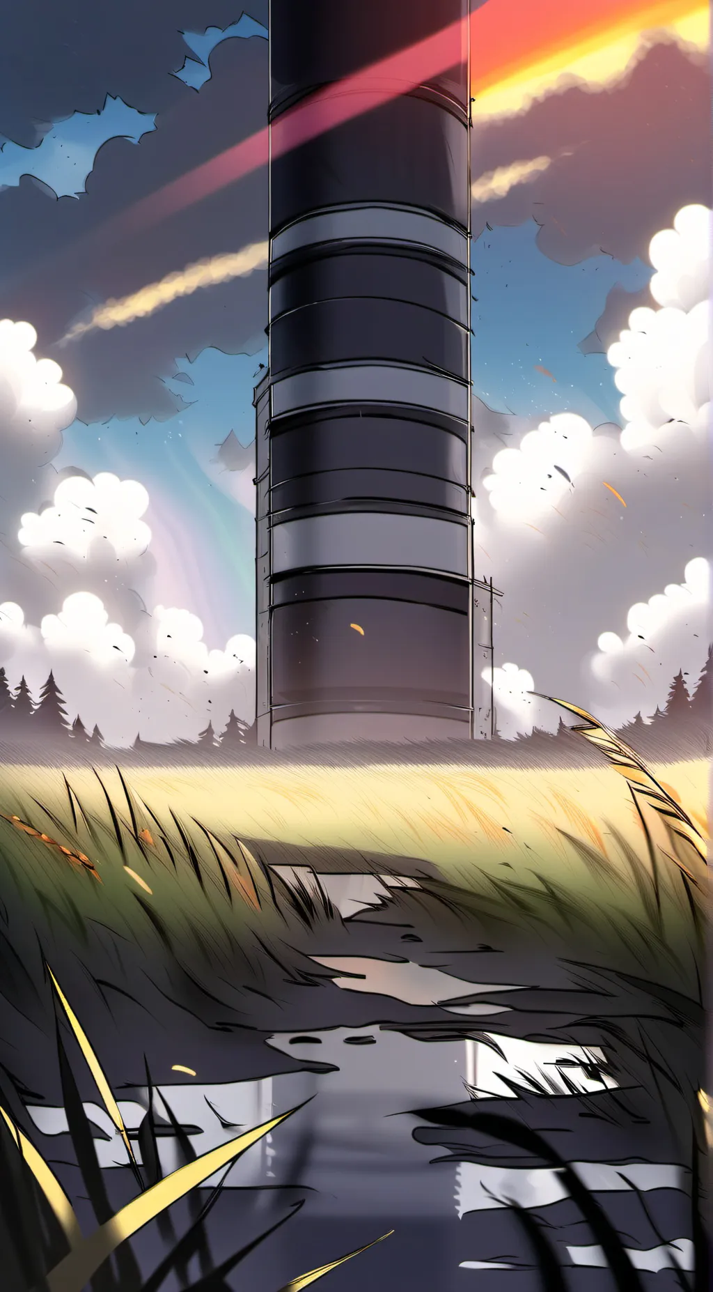 ai character: smiling critters  background