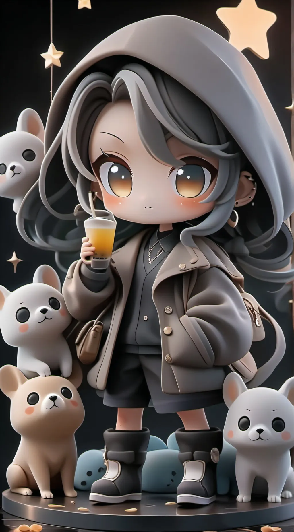 ai character: 900 background