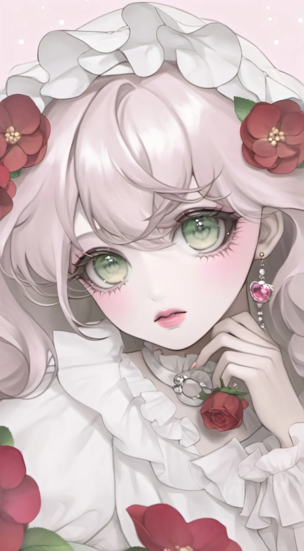 ai character: Violet. background