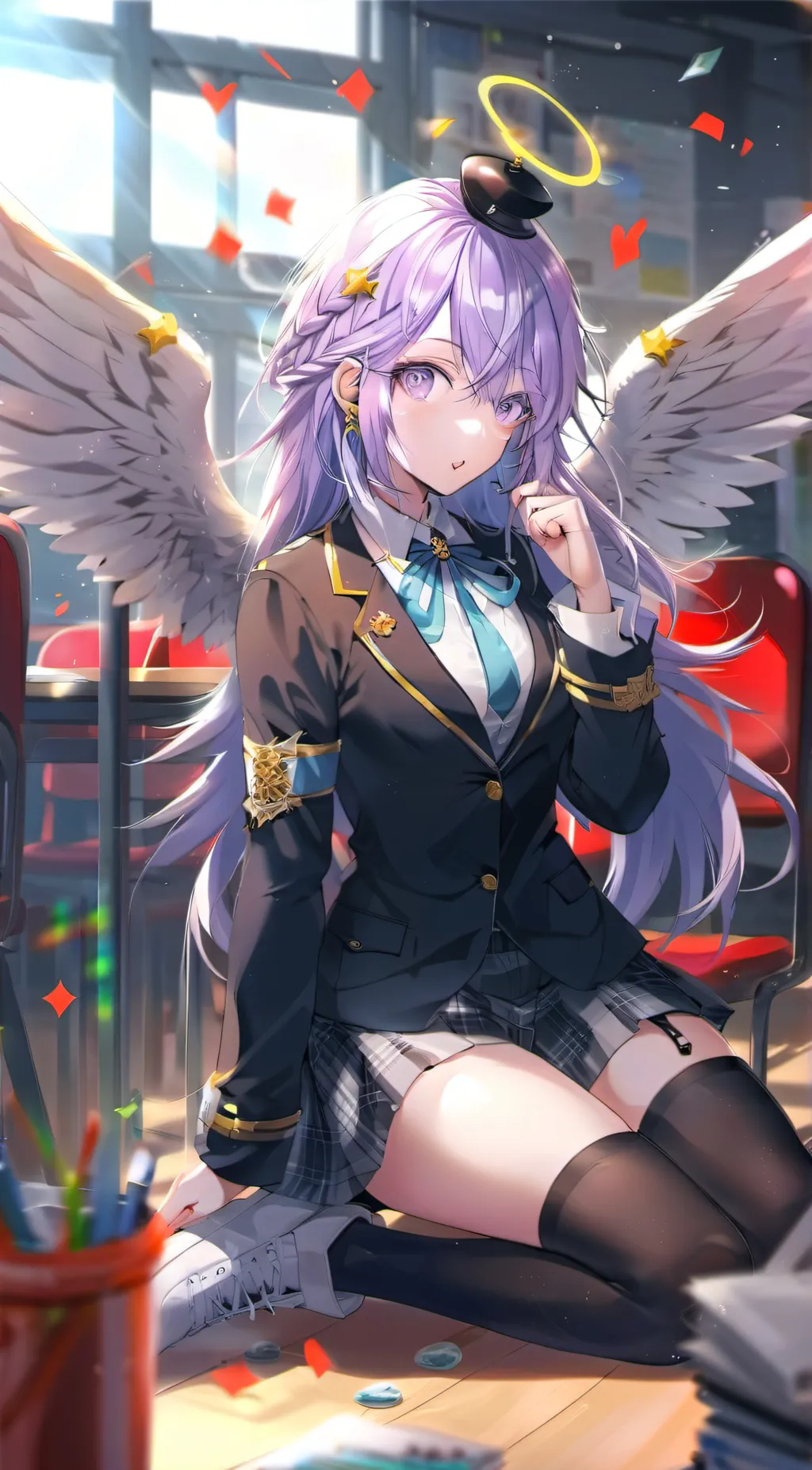 ai character: Sarah background