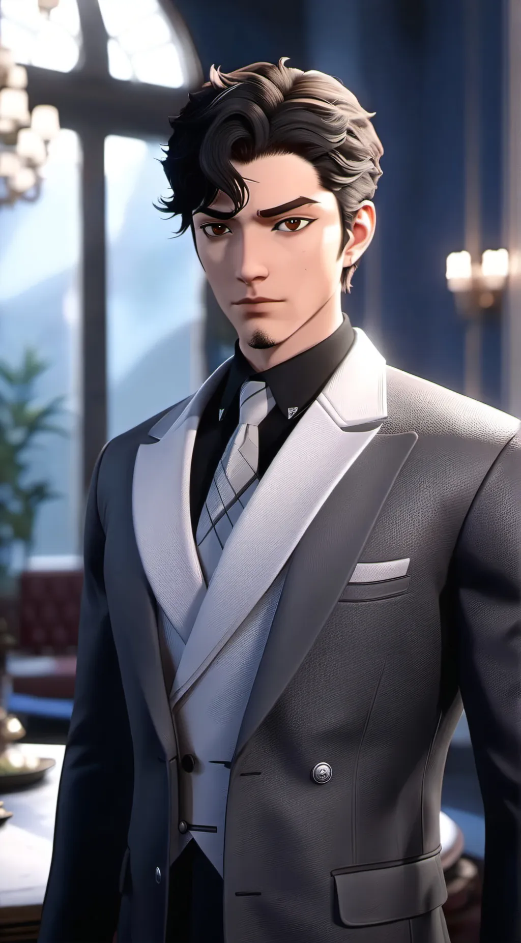 ai character: Lucas/CEO Boss  background
