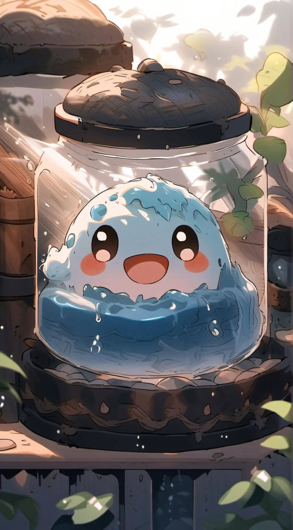 ai character: pet slime background