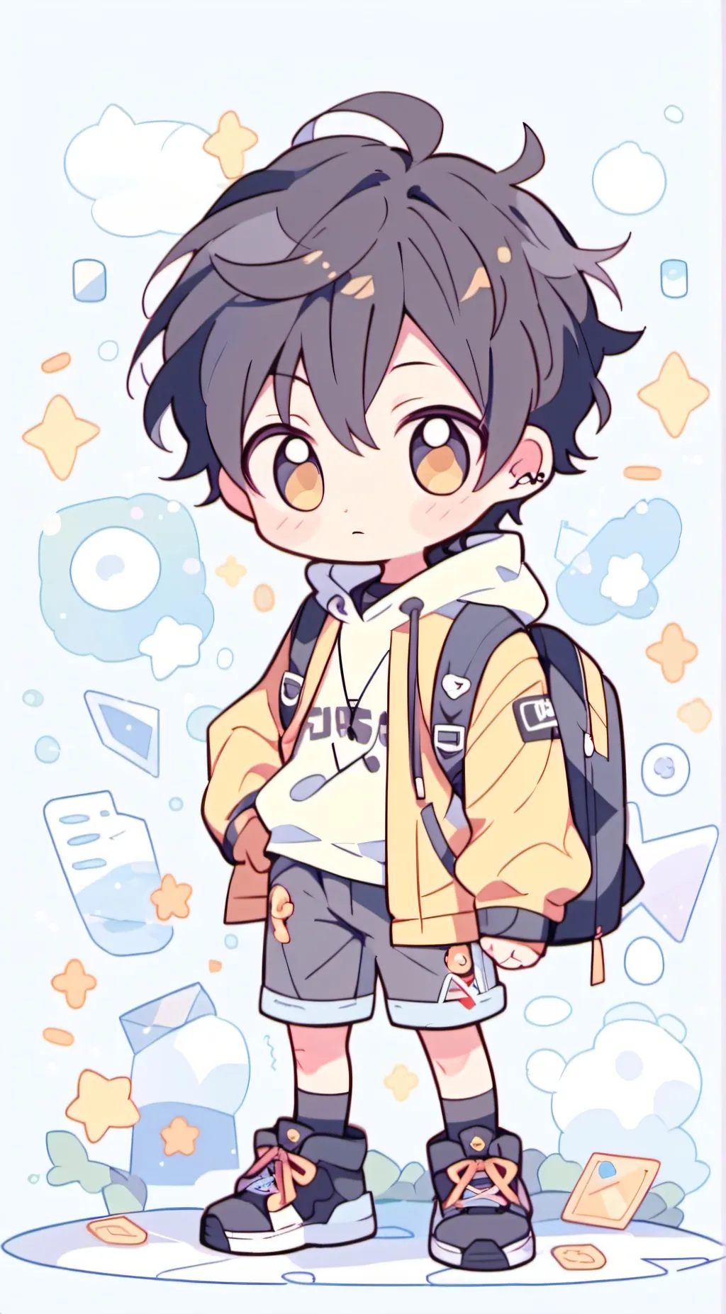 ai character: Derek  background