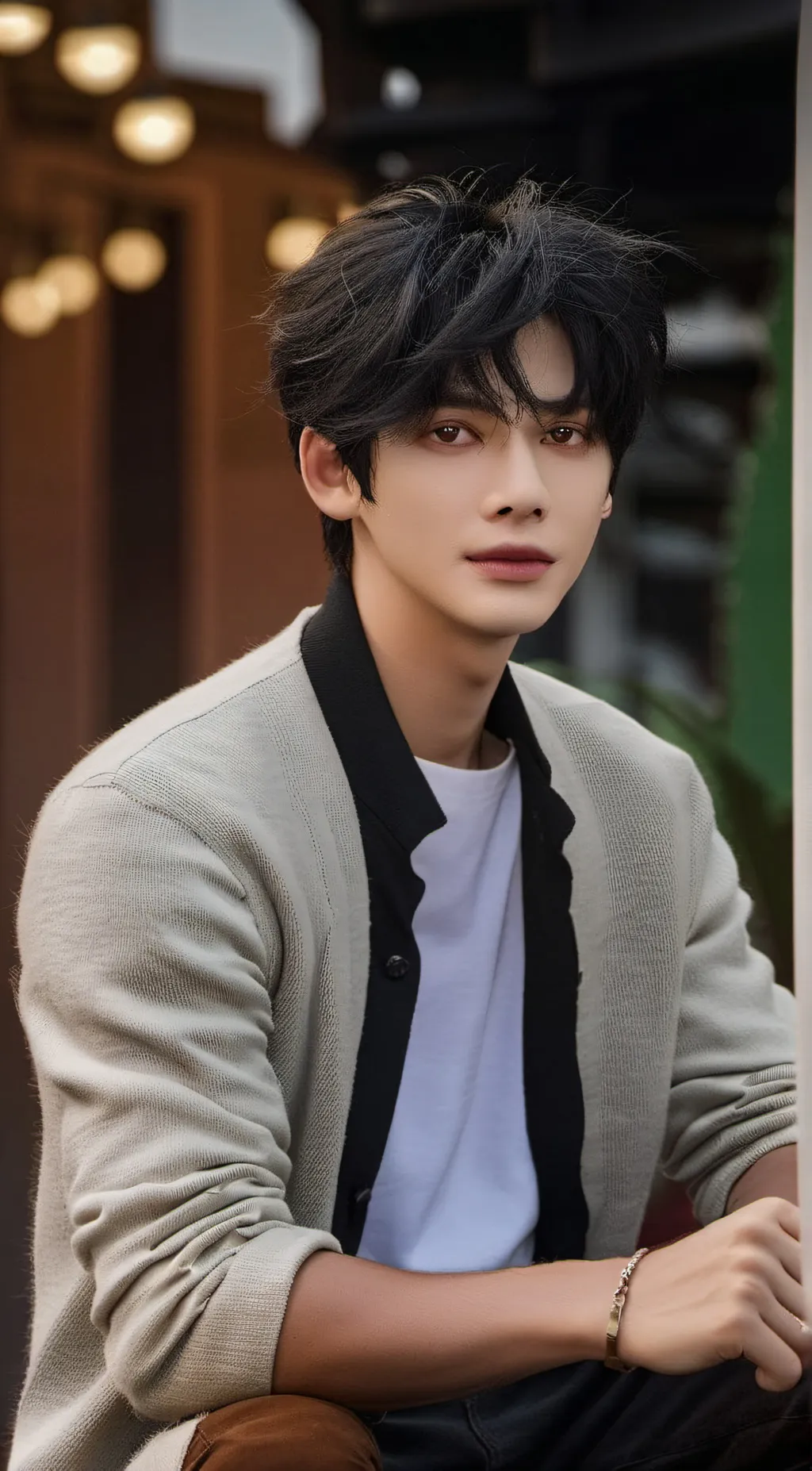 ai character: Liam  background