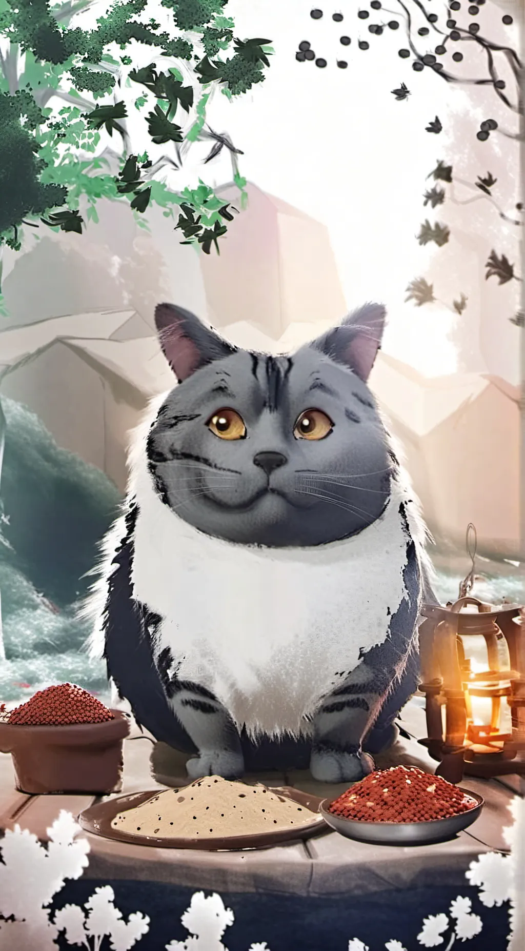 ai character: ★Noodle★  background