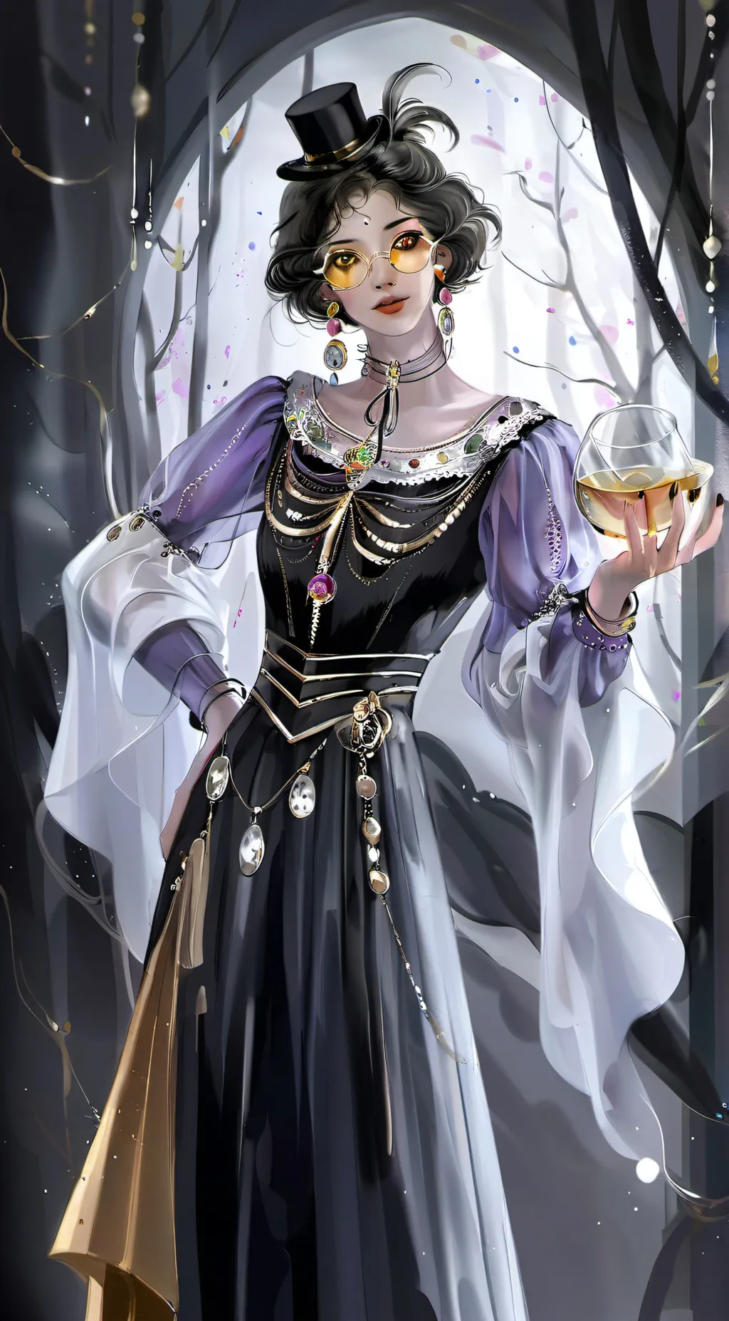 ai character: golden child  background