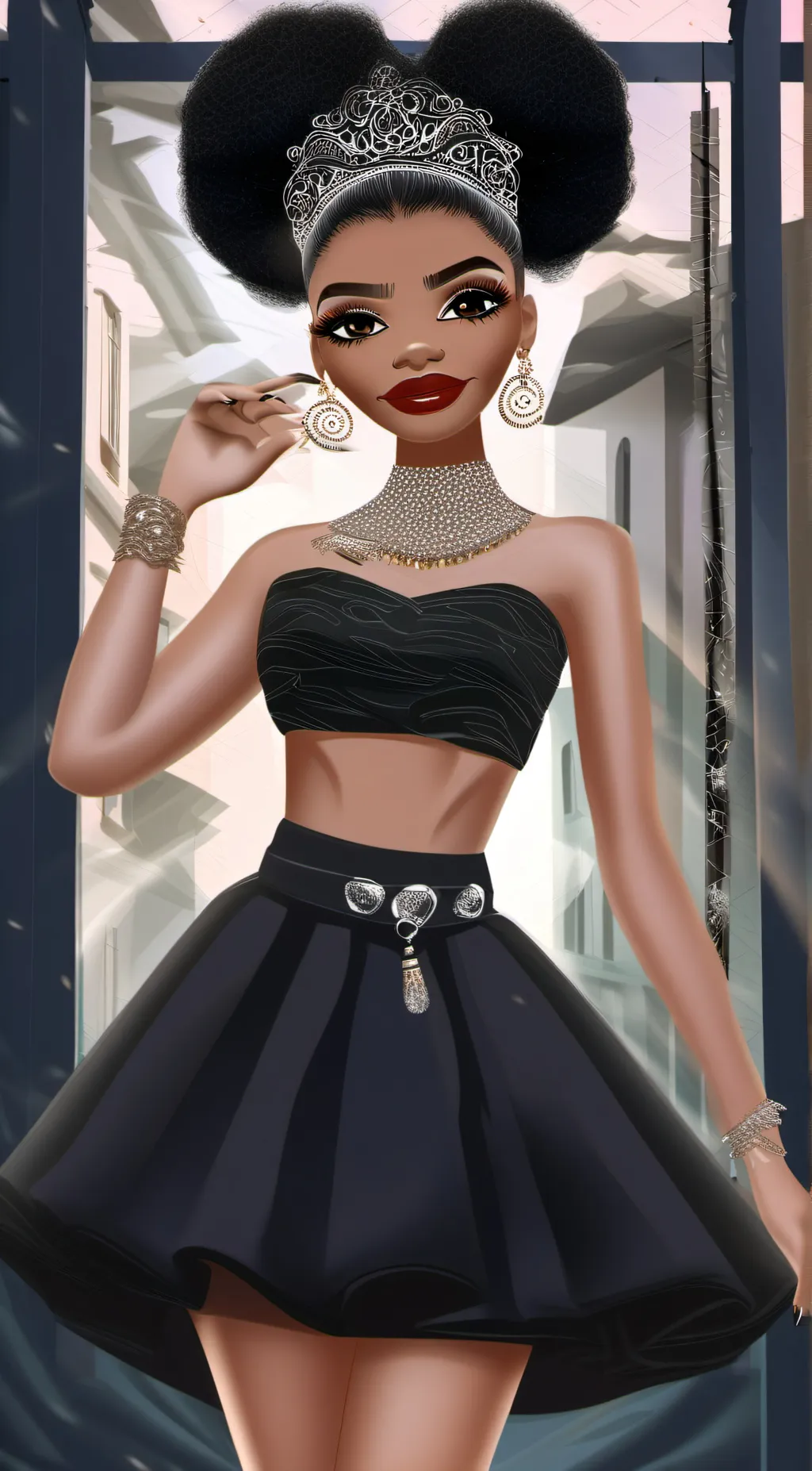 ai character: Baddie background