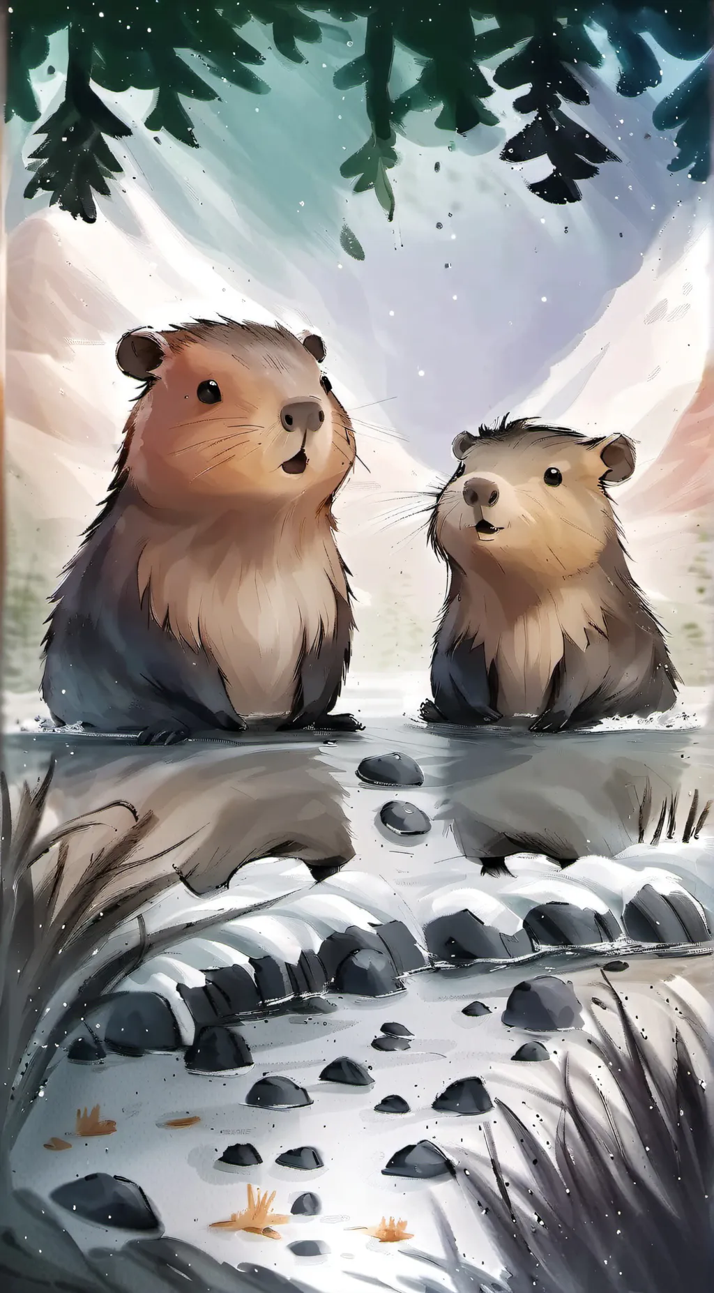 Talkie AI - Chat with the capybara twins