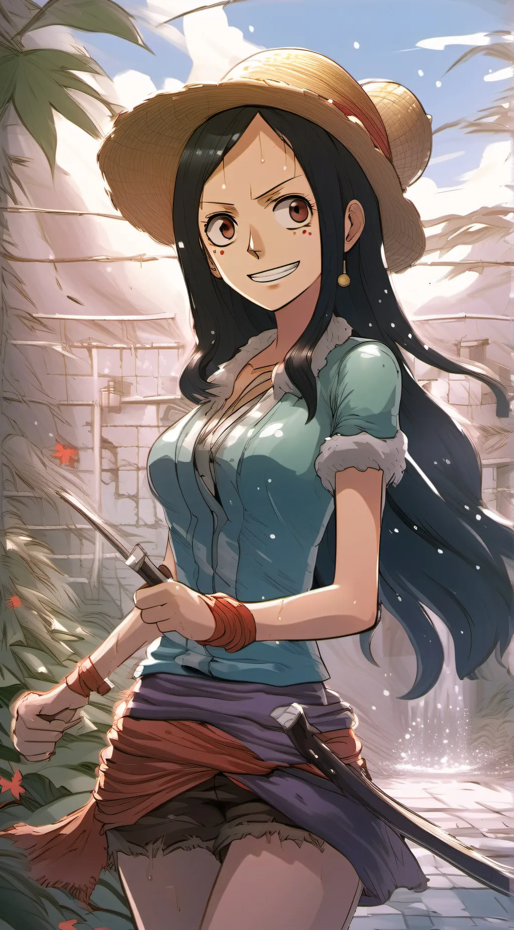 ai character: Nico Robin background