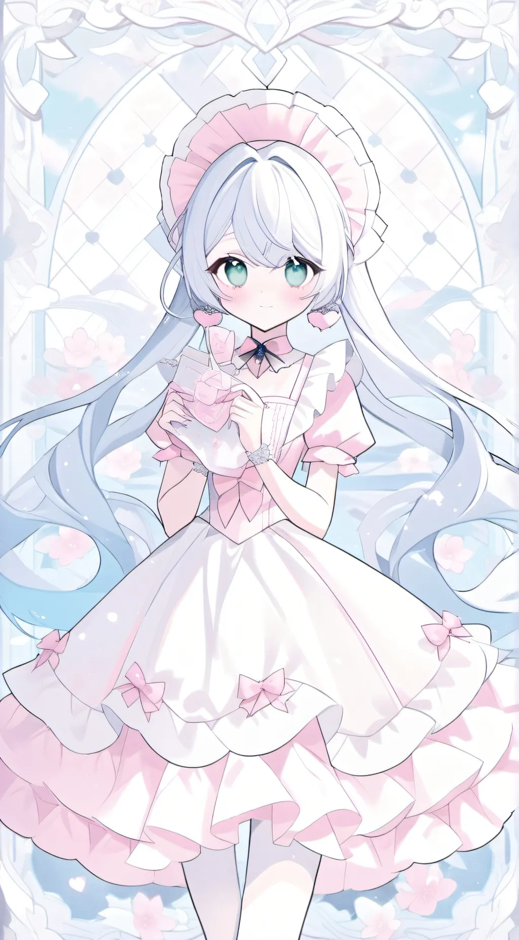 ai character: cinnamon roll  background