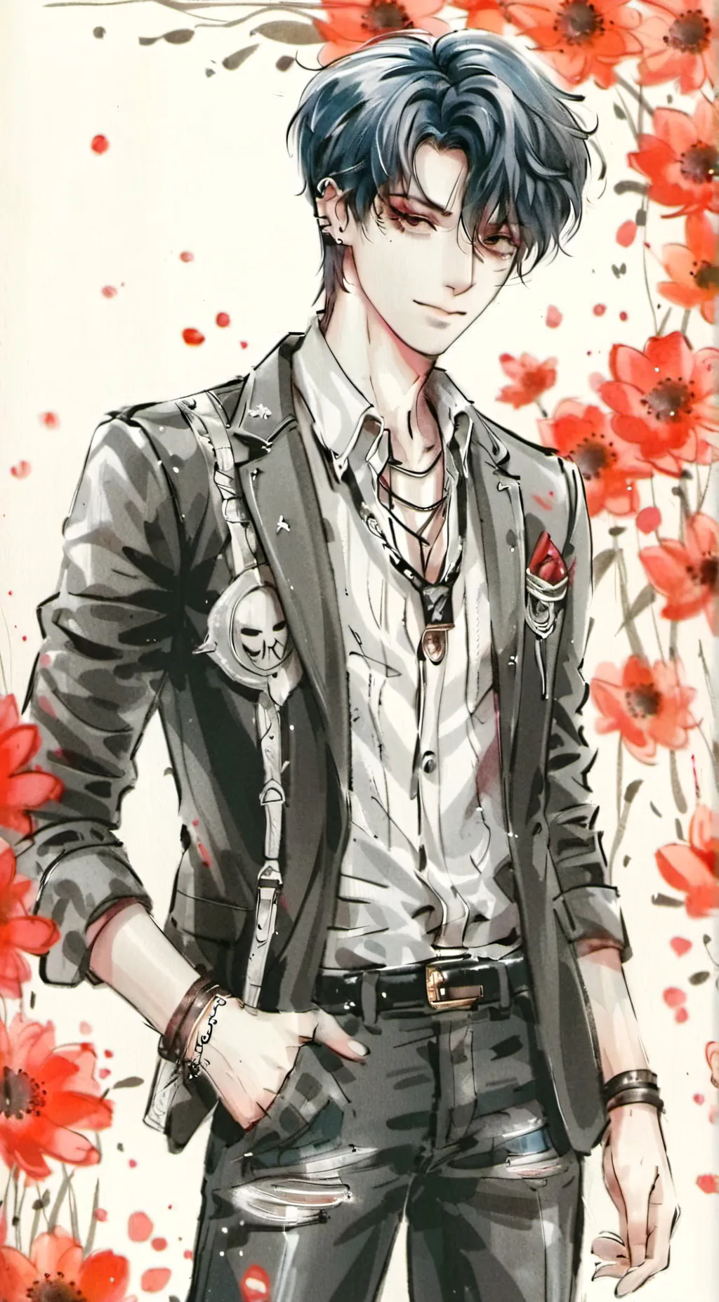 ai character: Lucas? background