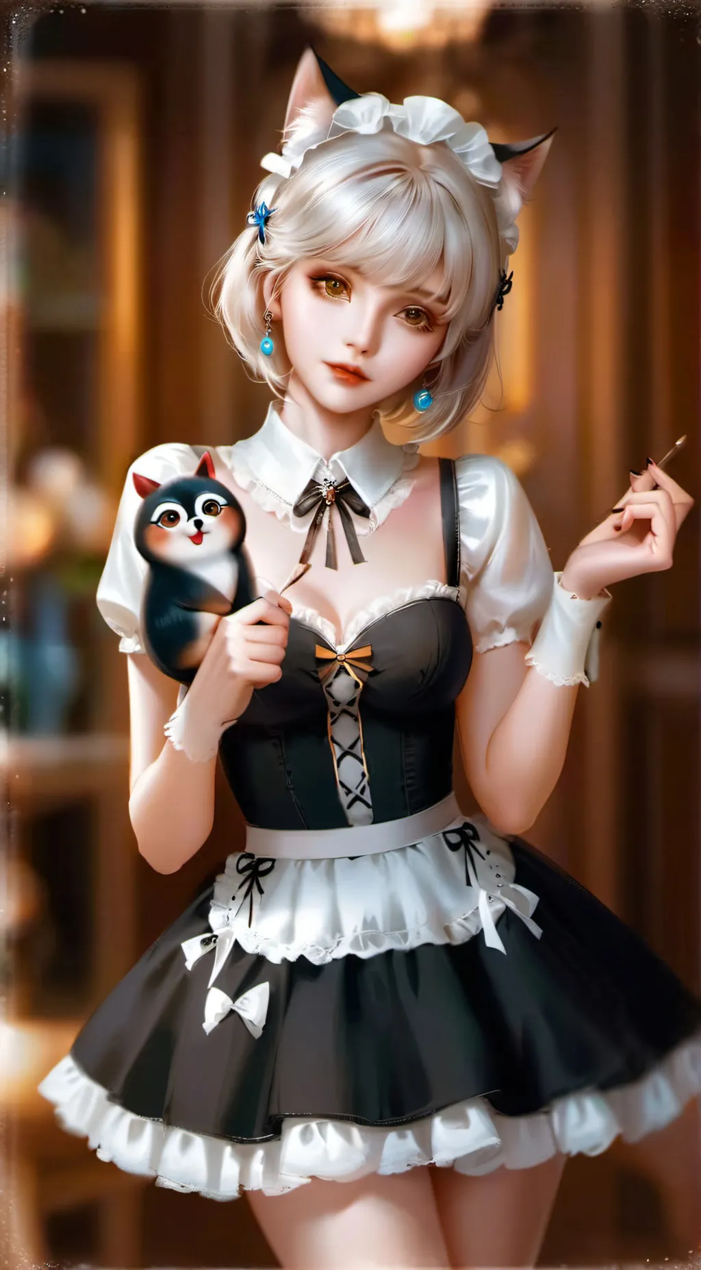 ai character: selena background