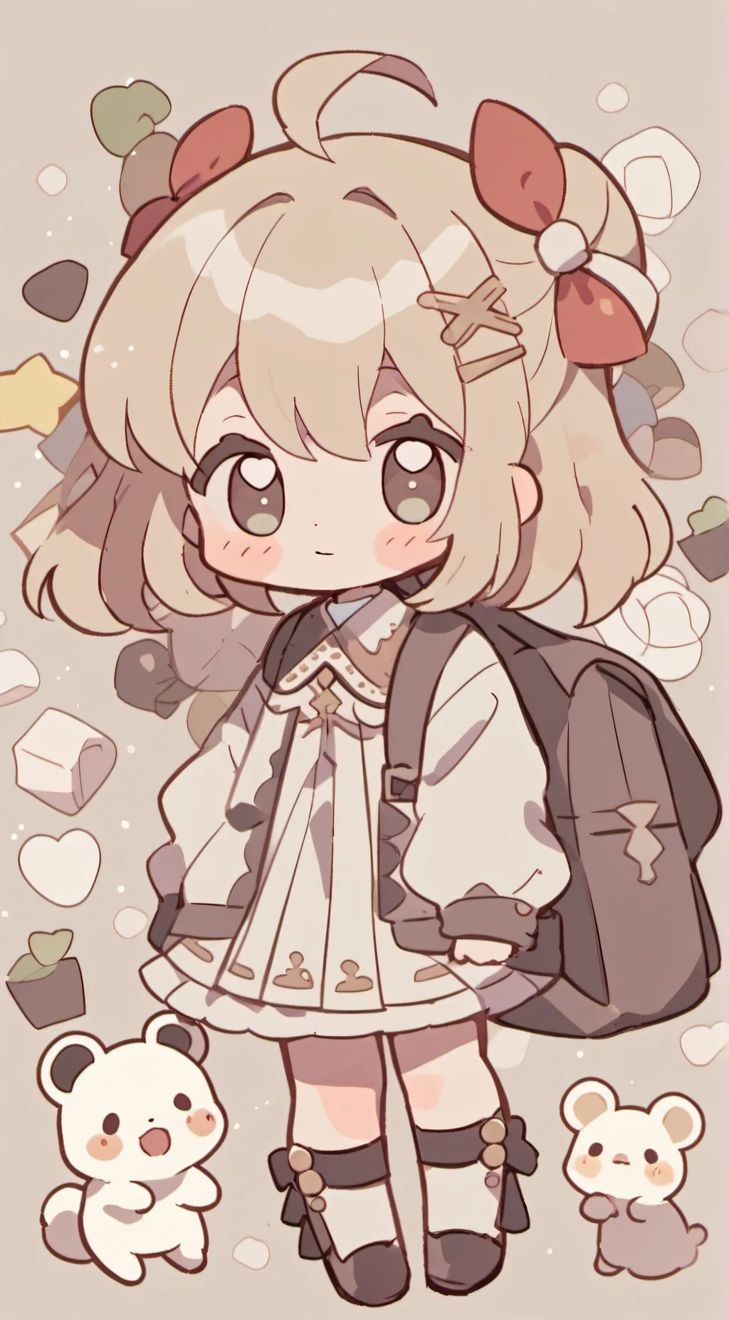 ai character: luna background