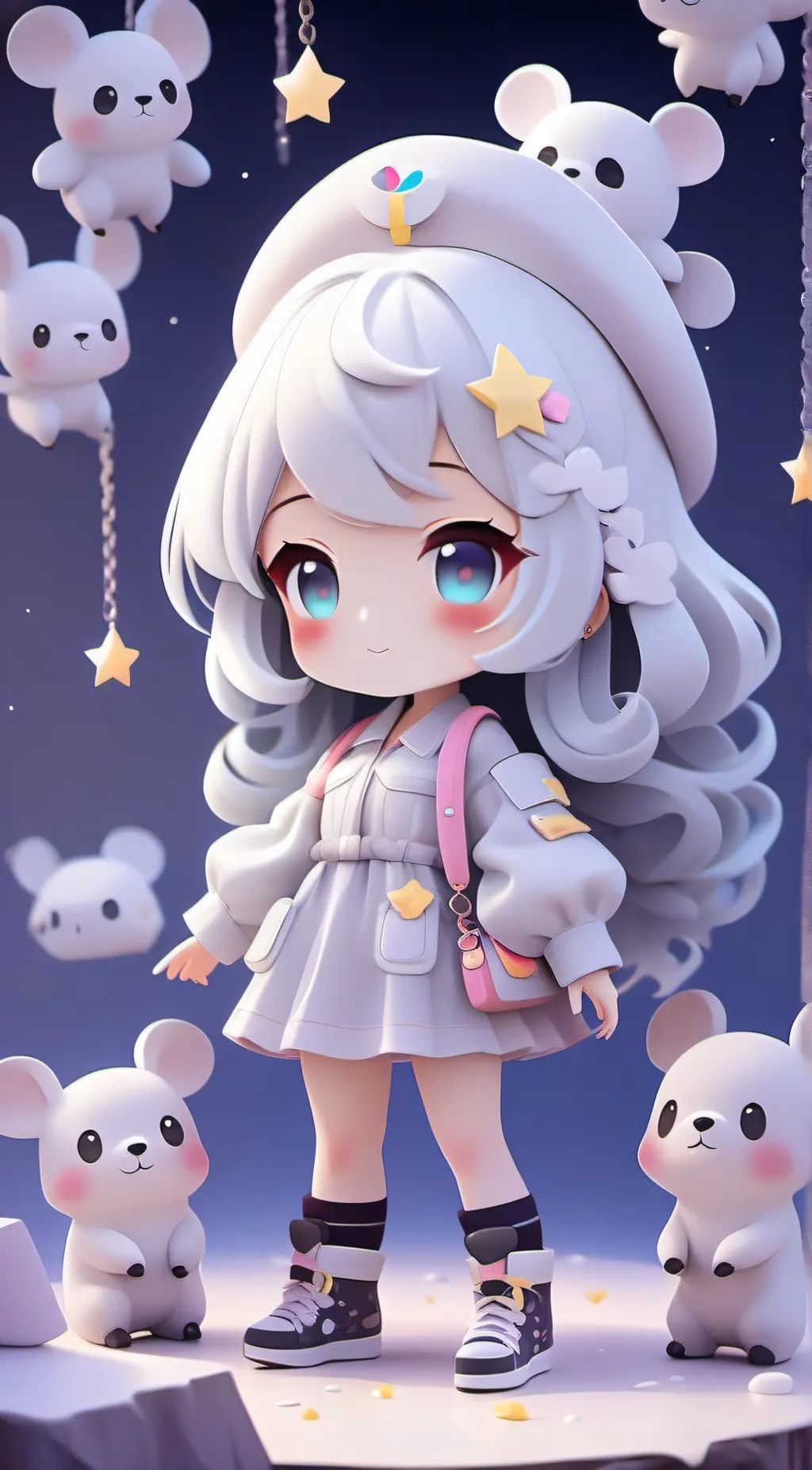 ai character: luna background