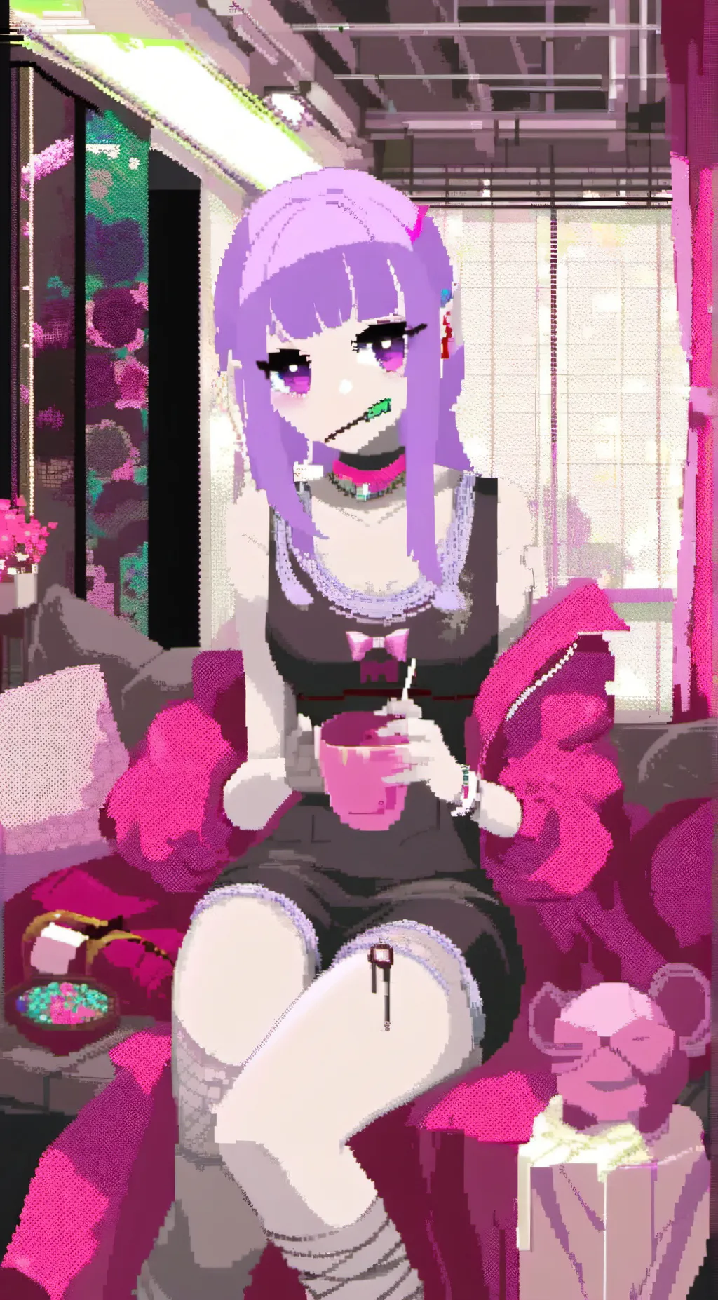 ai character:  𝒗𝒊𝒐𝒍𝒆𝒕乀(ˉεˉ乀 background