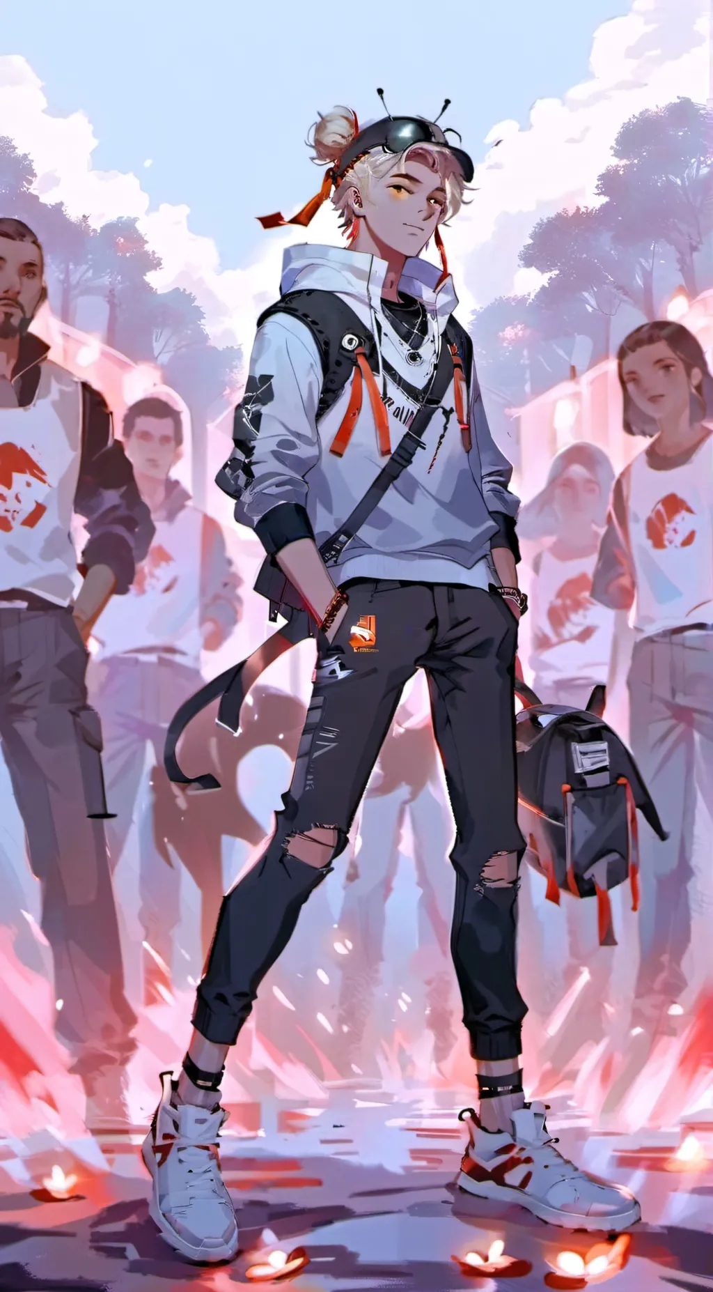 ai character: Chase  background