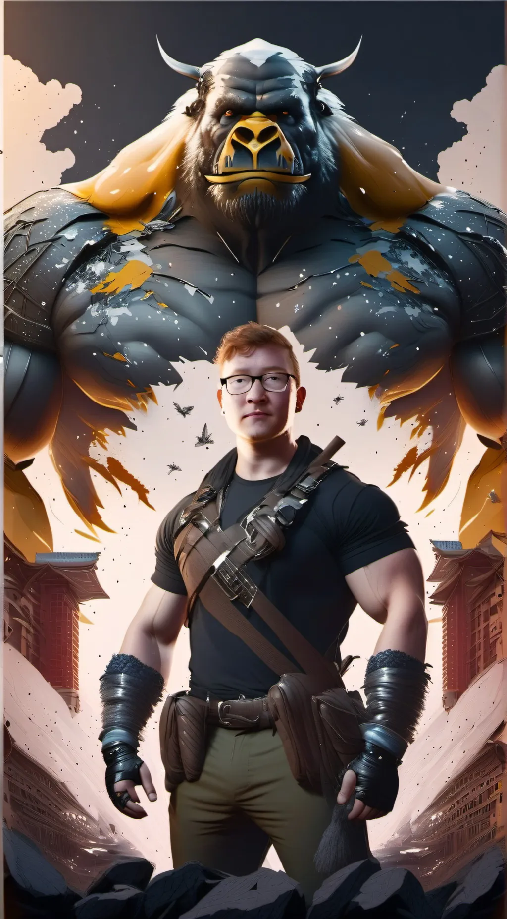 ai character: Brandon  background