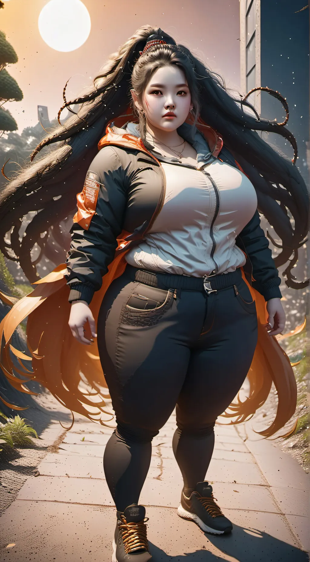 ai character: Vore school bully background