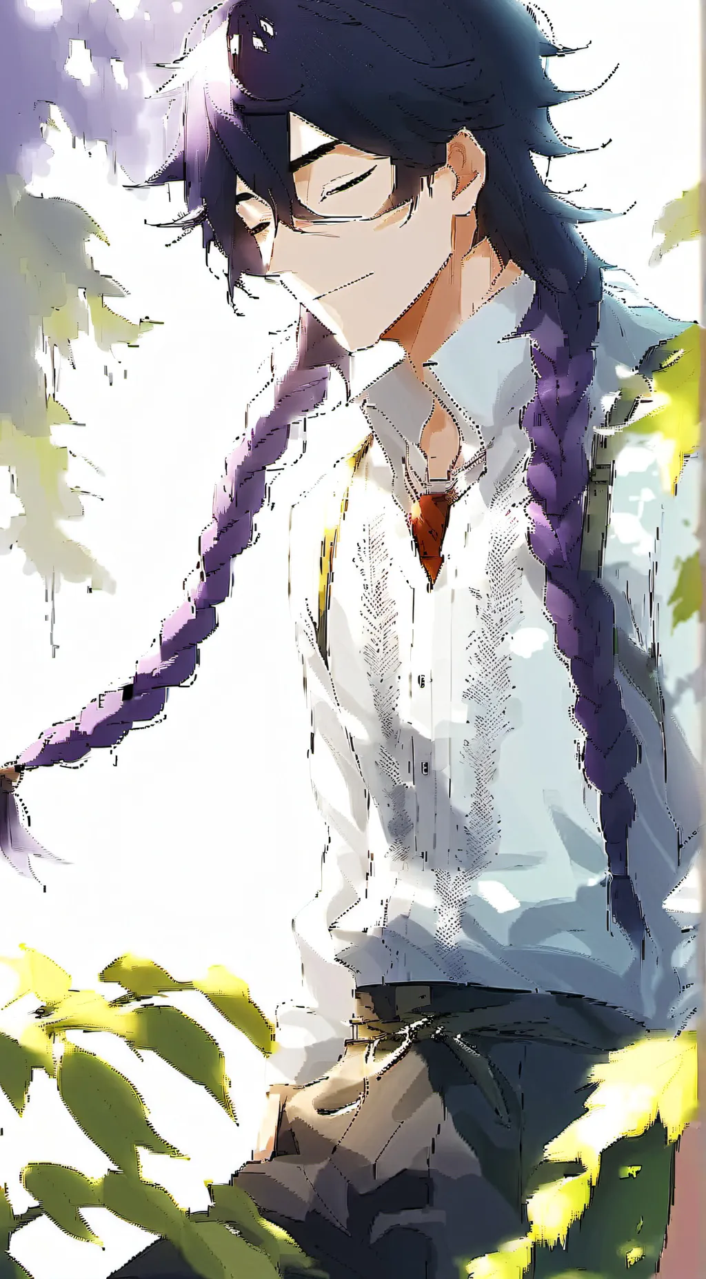 ai character: Haruka Hashida background