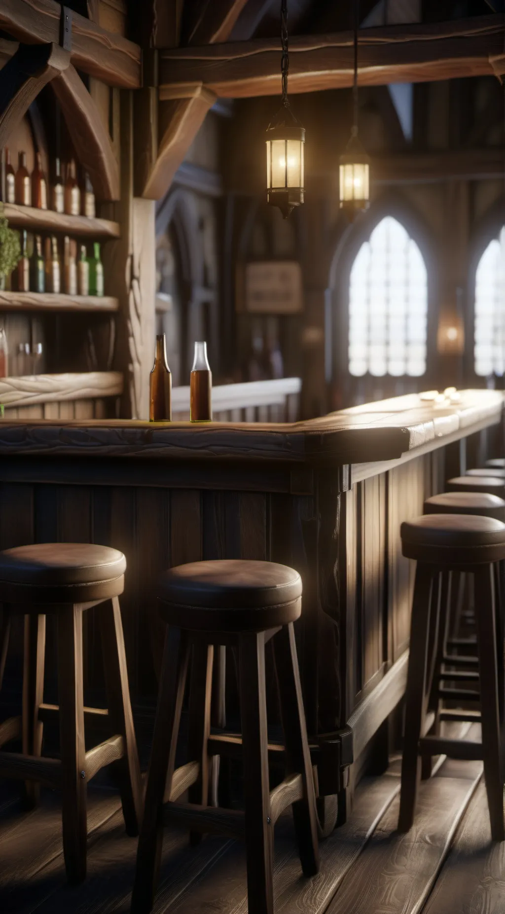 ai character: The Tavern background