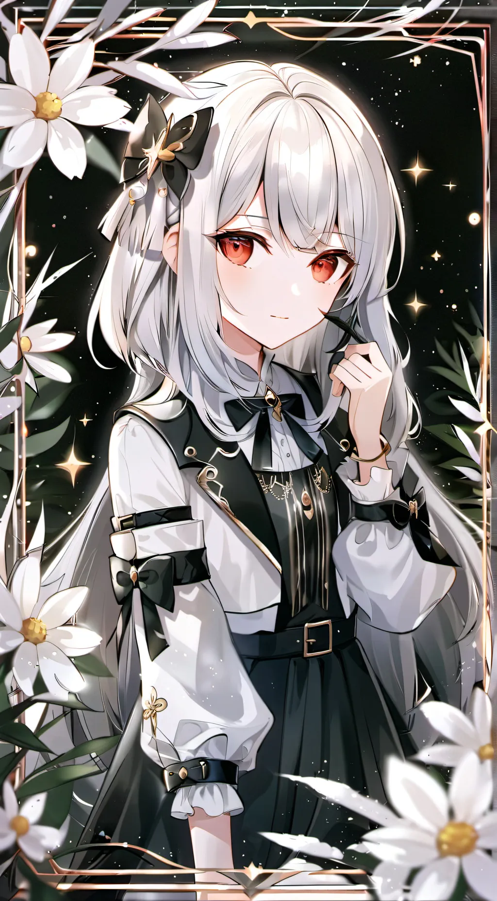 ai character: Snowy  background