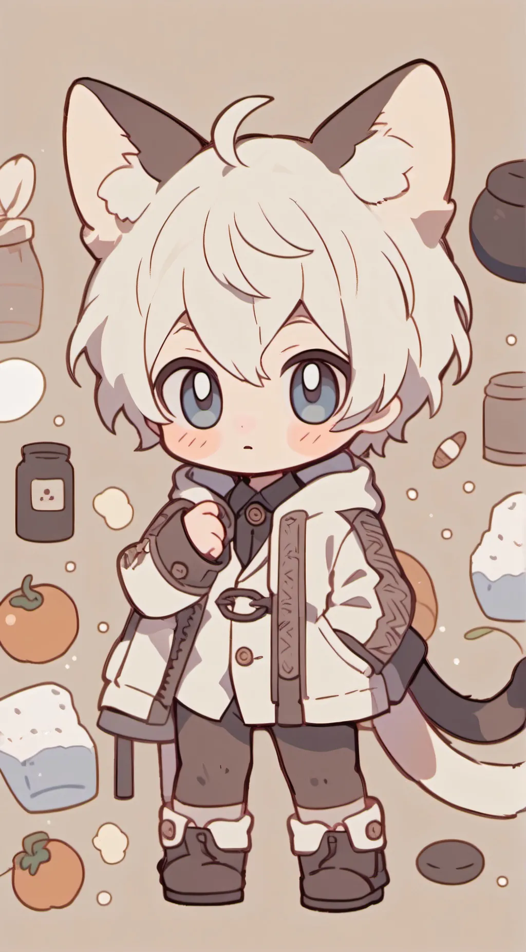 ai character: Chibo background