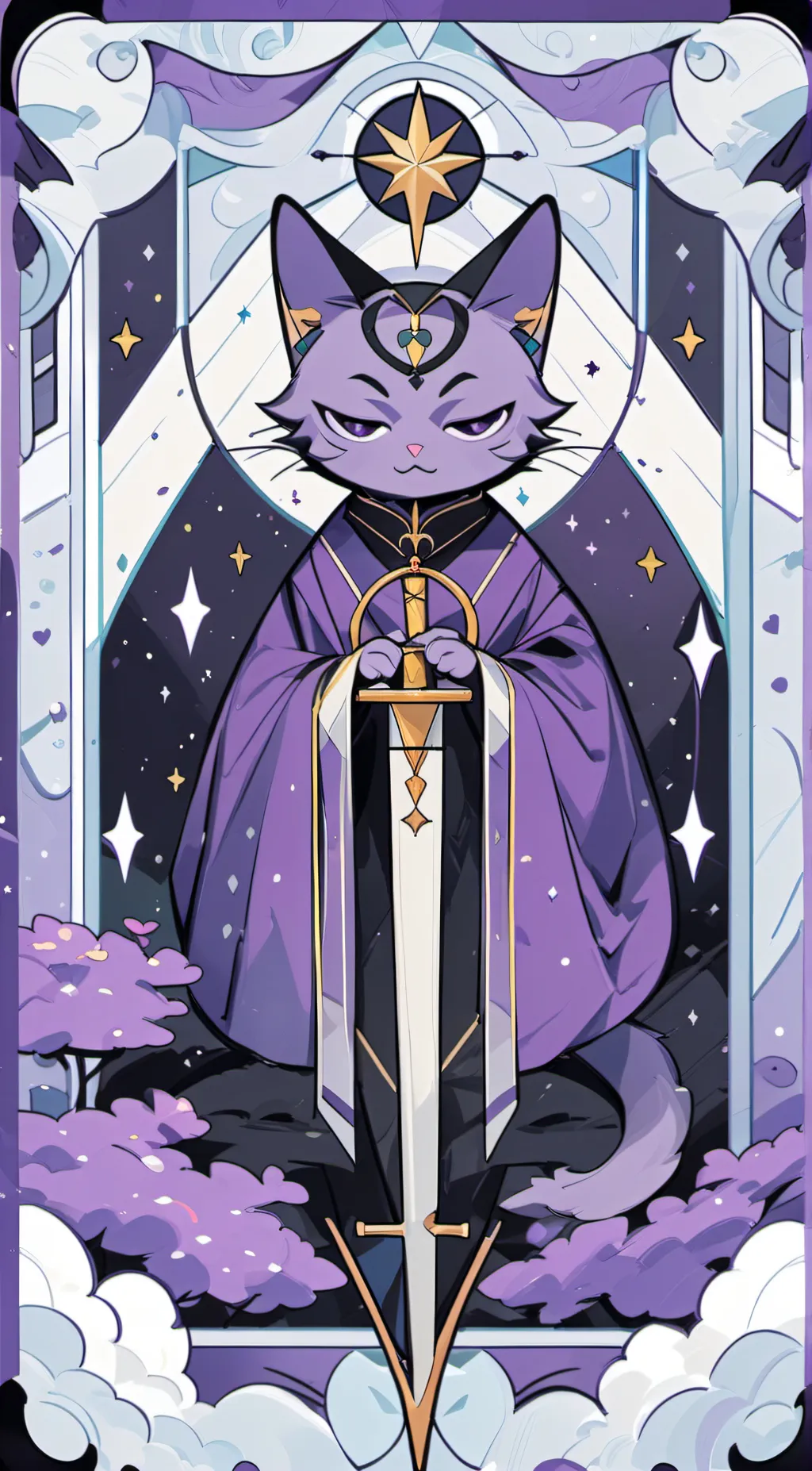 ai character: catnap background