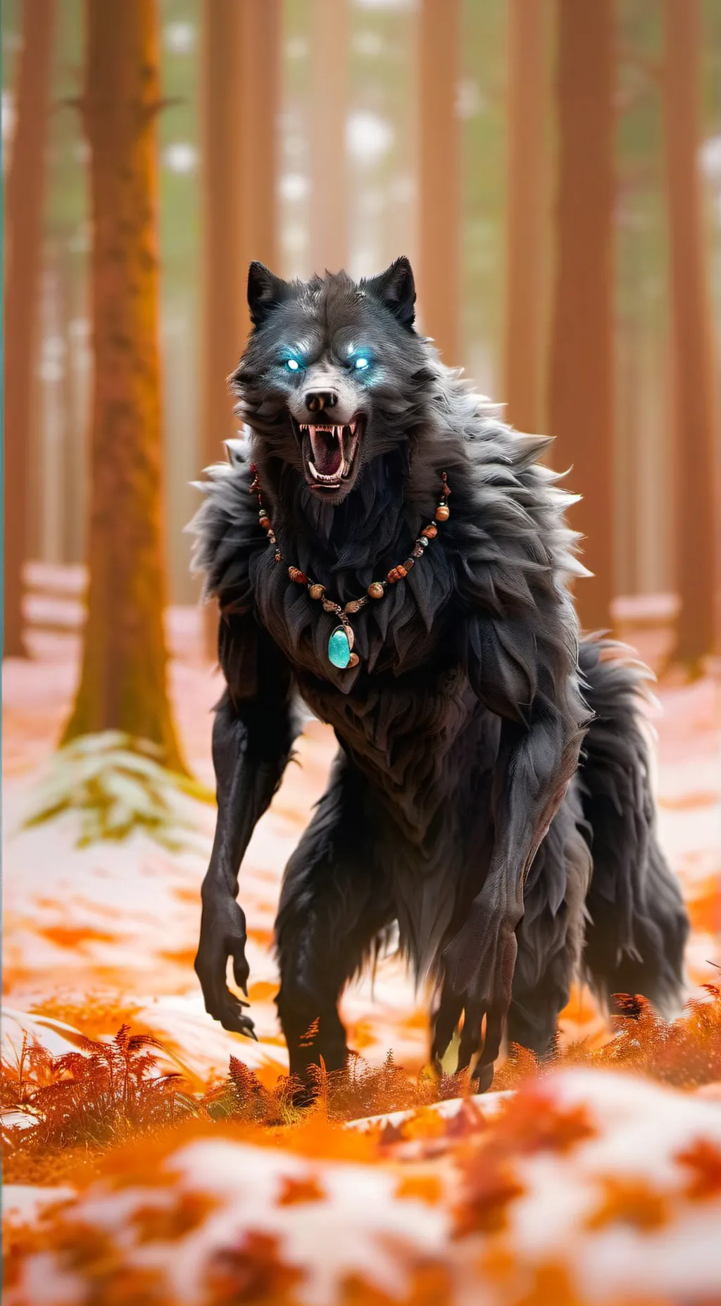 ai character: Luna background