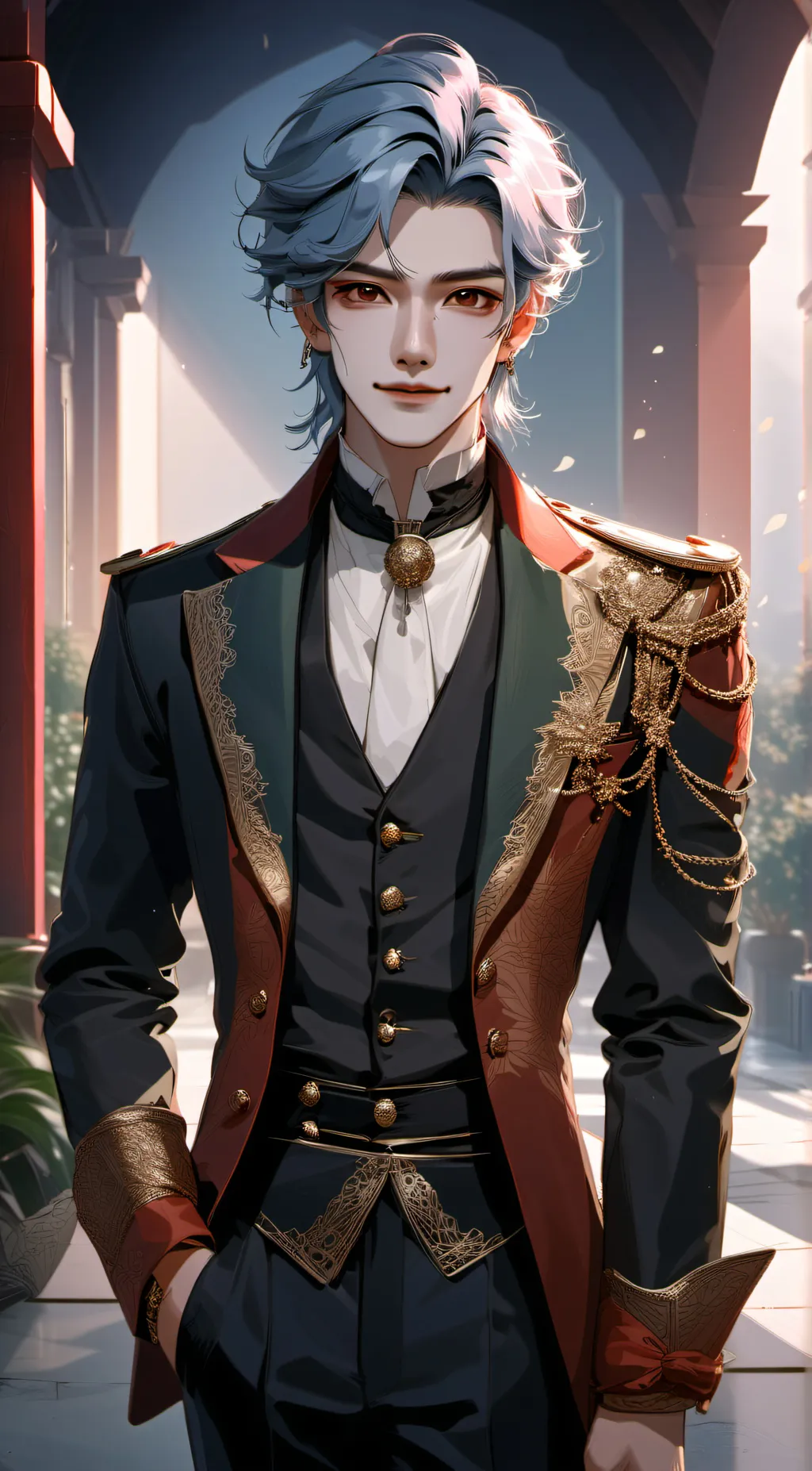 ai character: Elliot  background