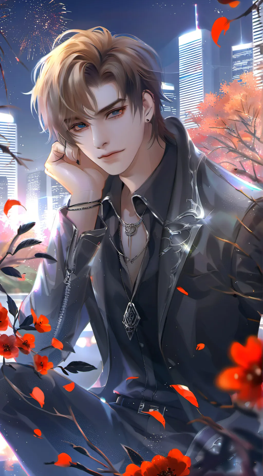 ai character: Damien background