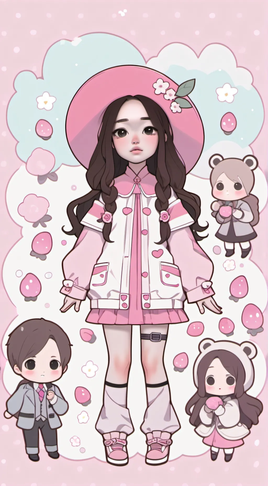 ai character: Sandy background