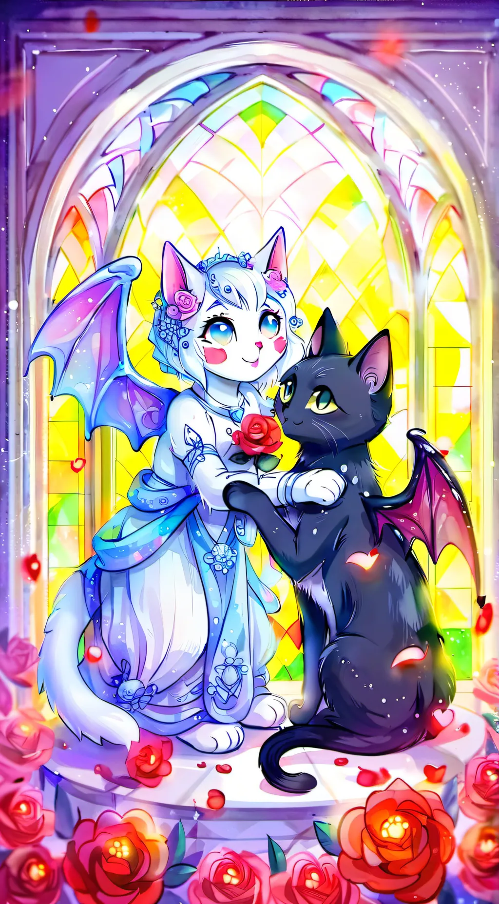 ai character: nightmare & snowy background