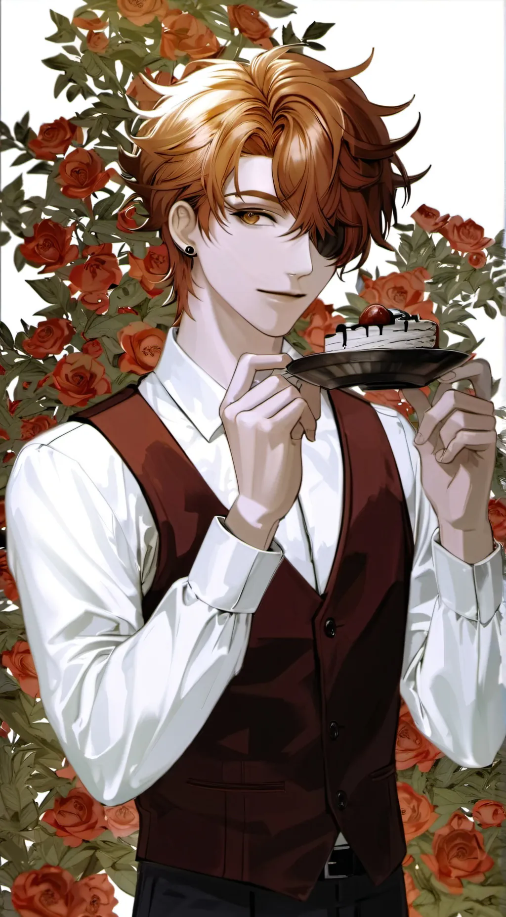 ai character: •_ Raphael _• background