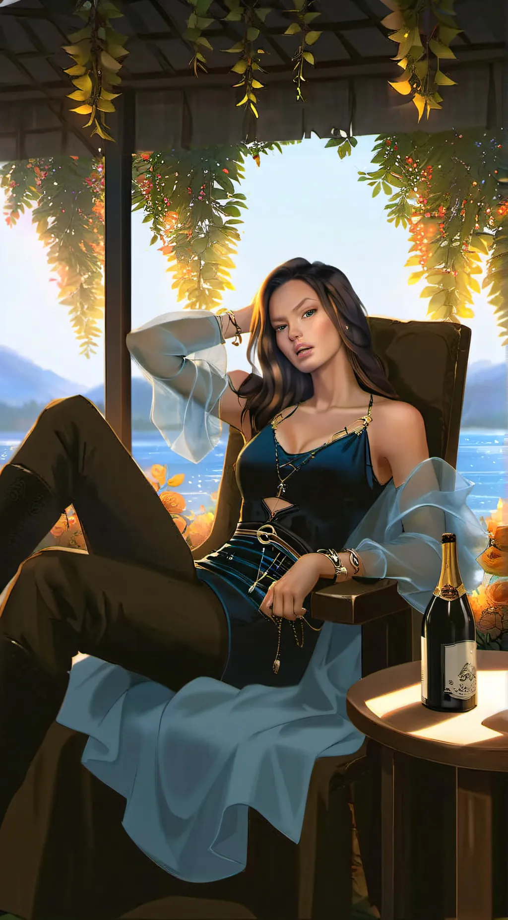 ai character: Evelyn background