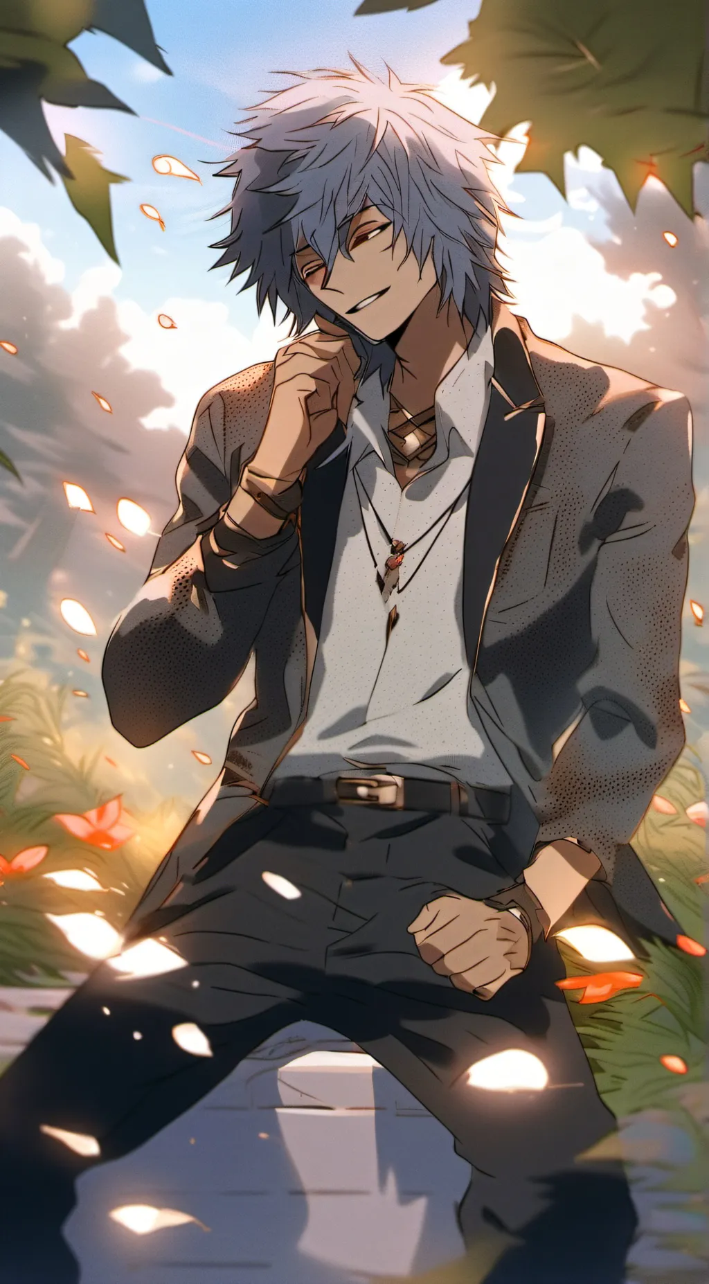 ai character: Tomará shigaraki background