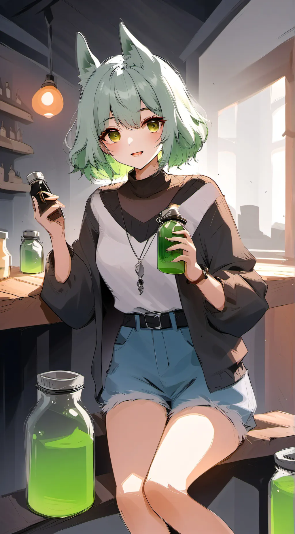 ai character: poison background