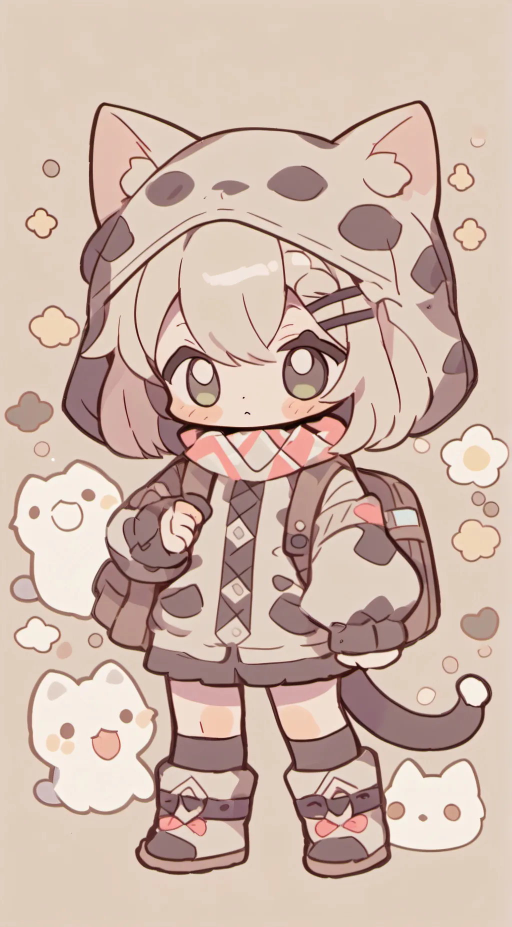 ai character: kat background